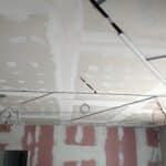 Príprava elektroinštalácie v podhľade administratívnych priestorov