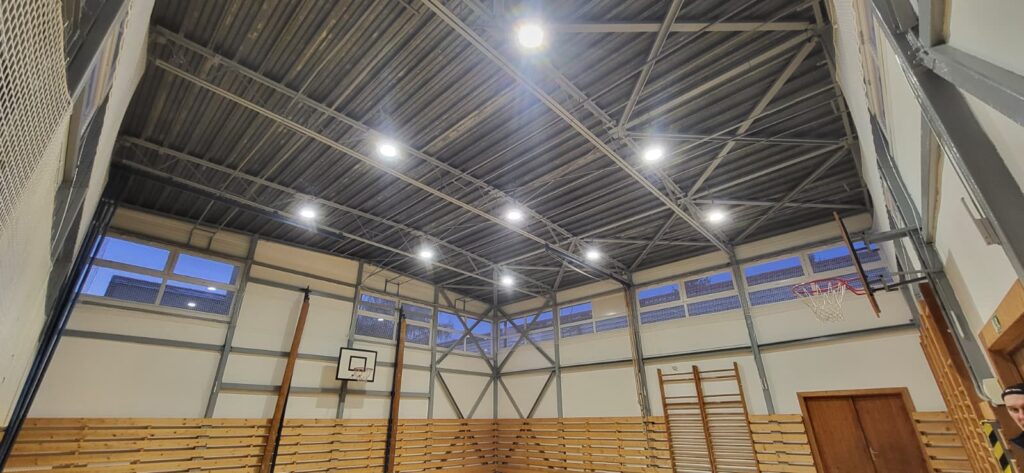 Modernizácia osvetlenia telocvične – Rajec